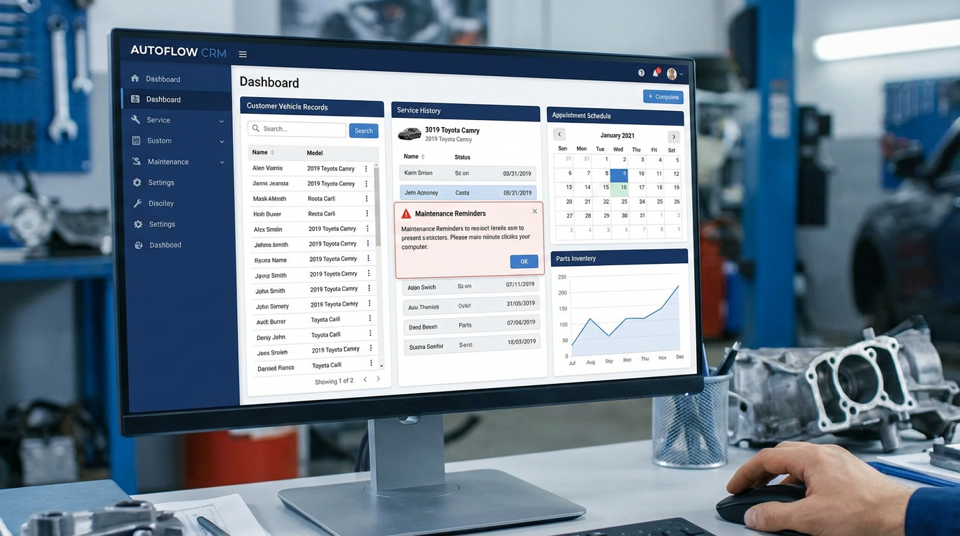 汽車維修保養預約與客戶管理系統 - 圖片 2