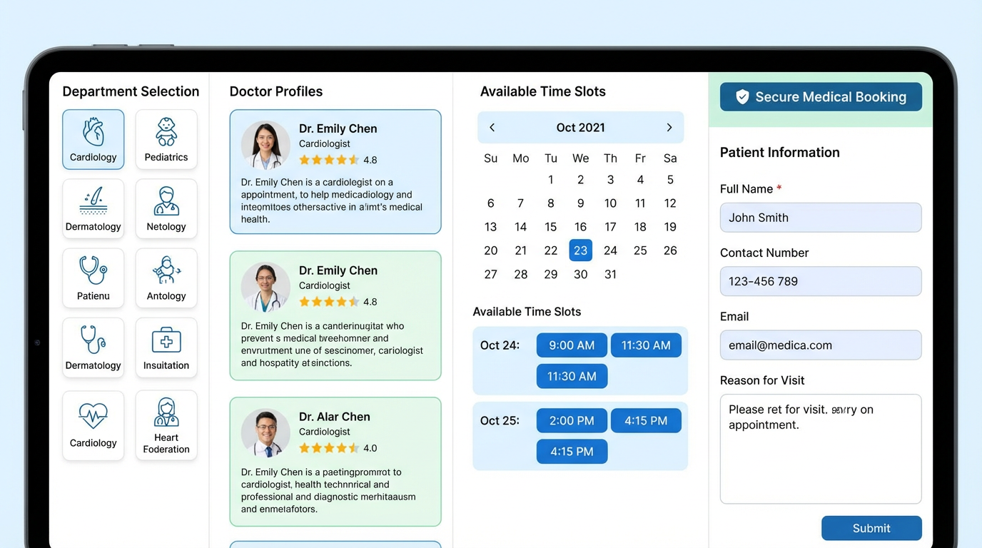 醫療診所預約掛號系統 - 圖片 1