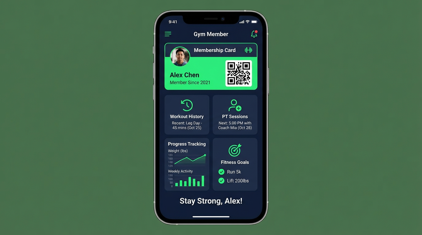 健身房會員管理與課程預約系統 - 圖片 2