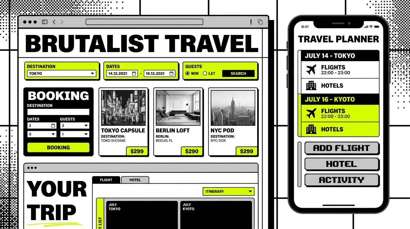 旅遊行程規劃與訂房平台